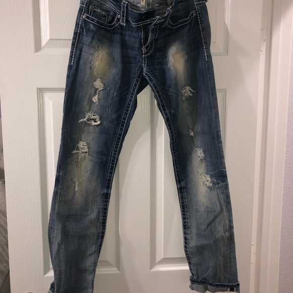 Distresses Denim jeans - Picture 1 of 4